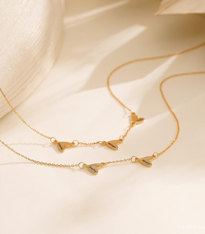 Personalized Heart Name Necklace