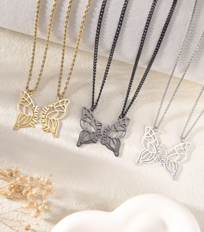 Butterfly Wing Friendship Necklace