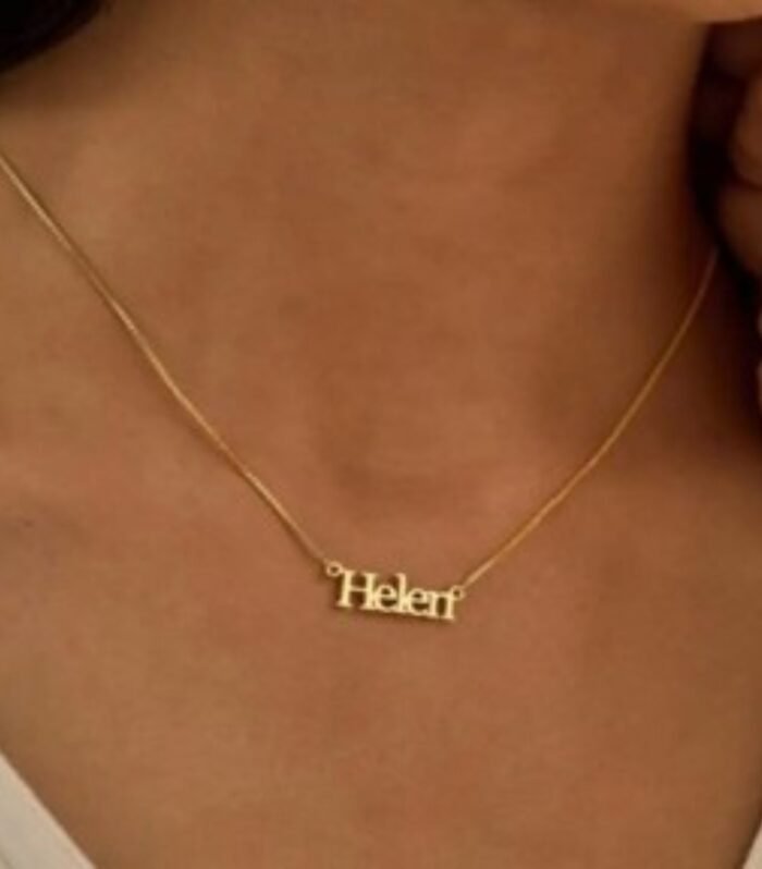 Classic Minimal Name Pendant