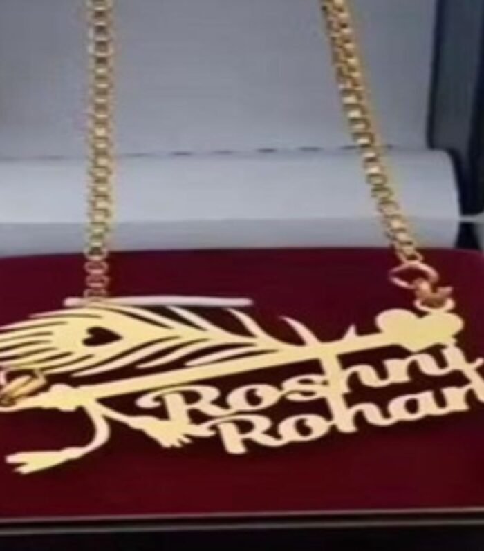 Cultural Feather – Krishna Inspired Pendant