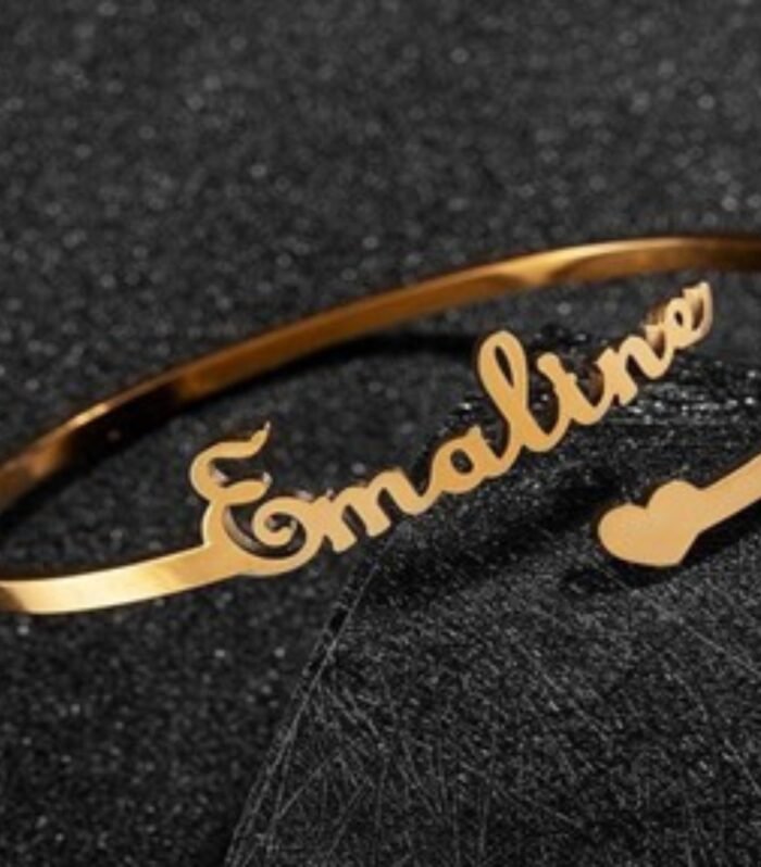 Signature Love – Custom Name Bangle
